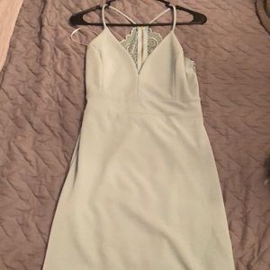 Beautiful baby blue dress,backless✨✨